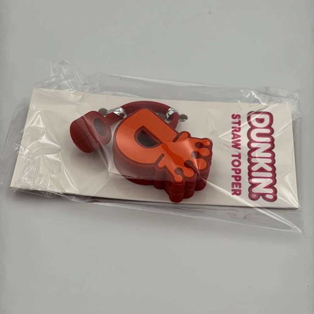 Dunkin DunKings & DunQueens Straw Topper Set‎ Limited Edition NWT